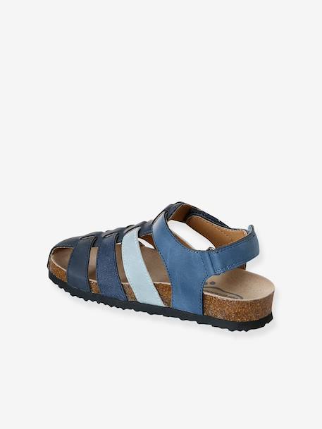 Sandale garçon scratch lot bleu 3 - vertbaudet enfant 