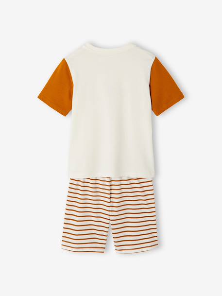 Lot 3 pyjamas vélo long et court caramel 10 - vertbaudet enfant 