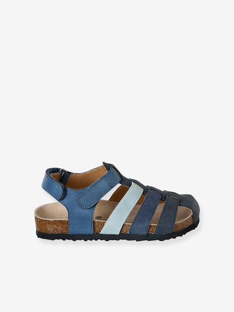 Sandale garçon scratch lot bleu 2 - vertbaudet enfant 