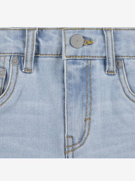 Short en jean Girlfriend shorts LEVI'S bleu+denim bleached 9 - vertbaudet enfant 