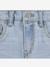 Short en jean Girlfriend shorts LEVI'S bleu+denim bleached 9 - vertbaudet enfant 