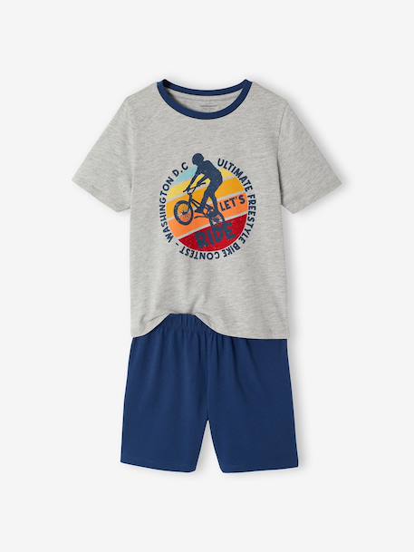 Lot 2 pyjashorts bleu océan 2 - vertbaudet enfant 