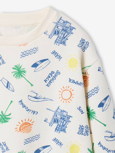 Sweat garçon col rond écru 5 - vertbaudet enfant 
