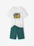 Lot 2 pyjashort jungle vert anglais 2 - vertbaudet enfant 