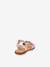 Sandales en cuir pour fille LORE FLOWERS froddo bleu foncé+lavande+rose doré+tomette 14 - vertbaudet enfant 