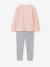 Lot 2 pyjamas lapin court et long gris chiné 9 - vertbaudet enfant 
