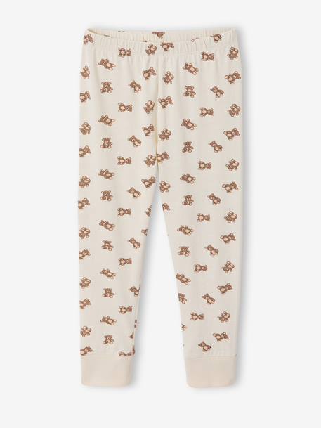 Lot 2 pyjamas ours court et long écru 6 - vertbaudet enfant 