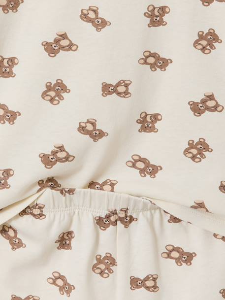 Lot 2 pyjamas ours court et long écru 9 - vertbaudet enfant 