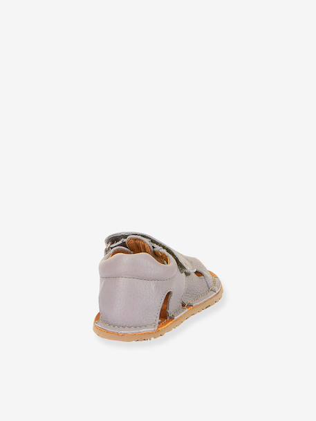 Sandales pieds nus fermées pour enfants BAREFOOT FLEXY AVI froddo gris clair 4 - vertbaudet enfant 