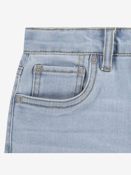 Short en jean Girlfriend shorts LEVI'S bleu+denim bleached 10 - vertbaudet enfant 