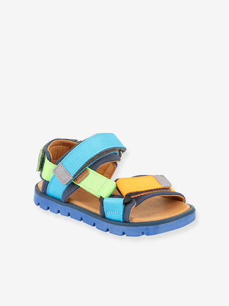 Sandales à scratch pour garçon KE FLASH froddo aqua+bleu électrique+multicolore+noir+rose poudré 1 - vertbaudet enfant 