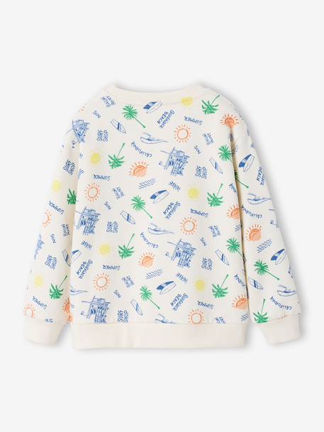 Sweat garçon col rond écru 4 - vertbaudet enfant 