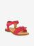 Sandales en cuir pour fille LORE FLOWERS froddo bleu foncé+lavande+rose doré+tomette 16 - vertbaudet enfant 