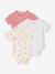 Lot 3 bodies bébé garçon coton bio rouge 1 - vertbaudet enfant 