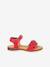 Sandales en cuir pour fille LORE FLOWERS froddo bleu foncé+lavande+rose doré+tomette 17 - vertbaudet enfant 