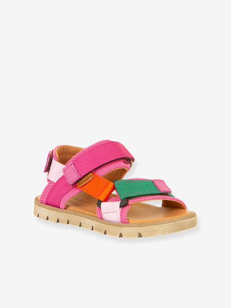 Sandales à scratch pour garçon KE FLASH froddo aqua+bleu électrique+multicolore+noir+rose poudré 10 - vertbaudet enfant 