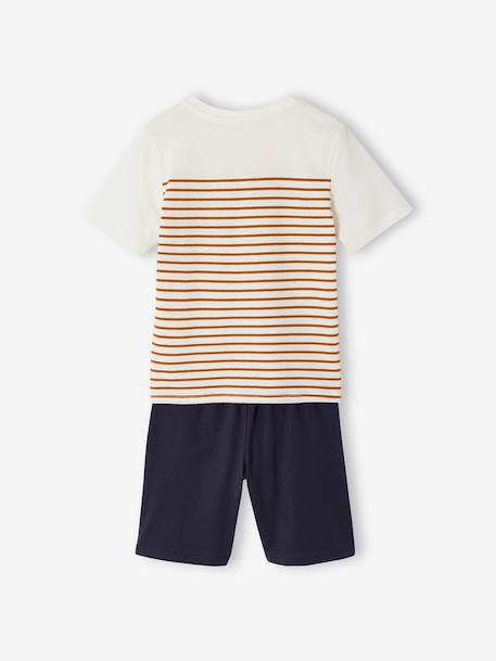 Lot 3 pyjamas vélo long et court caramel 11 - vertbaudet enfant 