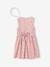 Ensemble 3 pièces robe cardigan serre tête rose pâle 4 - vertbaudet enfant 