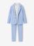 Ensemble céremonie chemise col Mao, veste et pantalon garçon beige+bleu ciel+vert d'eau 16 - vertbaudet enfant 