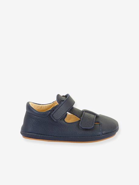 Sandales barefoot fille bébé Froddo bleu foncé+rose clair 2 - vertbaudet enfant 