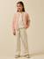 Cardigan fille avec laine et mohair Nude+Tangerine 5 - vertbaudet enfant 