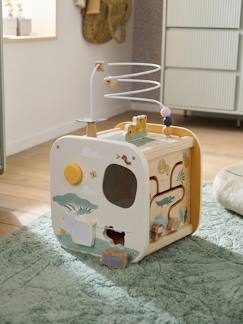 Cube multi-activités en bois FSC®  - vertbaudet enfant