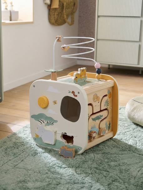 Cube multi-activités en bois FSC® Tanzanie 1 - vertbaudet enfant 