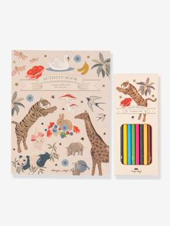 Livre de coloriage et crayons KONGES SLOJD  - vertbaudet enfant