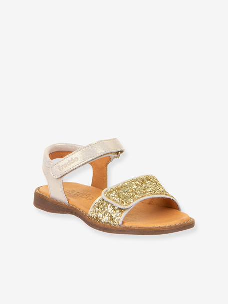 Sandales LORINE SPARKLE fille Froddo bleu foncé+doré+lavande 5 - vertbaudet enfant 