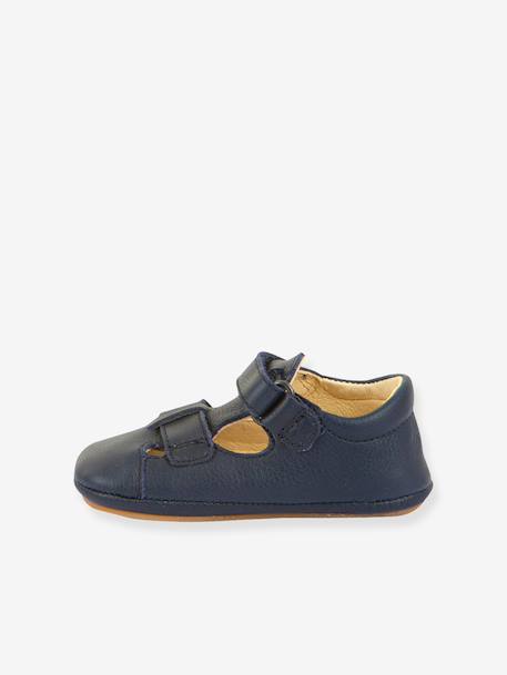 Sandales barefoot fille bébé Froddo bleu foncé+rose clair 3 - vertbaudet enfant 