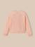 Cardigan fille avec laine et mohair Nude+Tangerine 2 - vertbaudet enfant 
