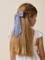 Barrette  grand noeud vichy Vichy jaune+Vichy marine 11 - vertbaudet enfant 