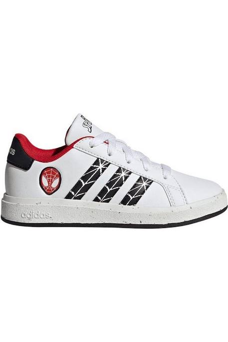 Baskets motif spider-man  grand court Blanc 1 - vertbaudet enfant 