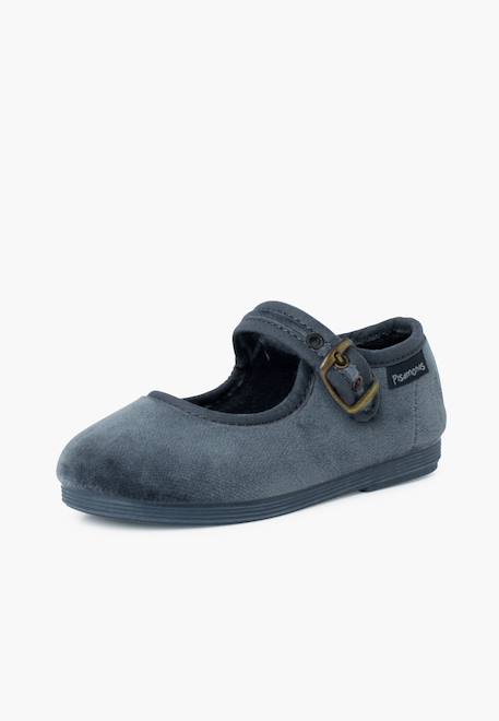 Babies velours boucle dorée vieillie Bleu marine+Bordeaux+Gris+Noir 14 - vertbaudet enfant 