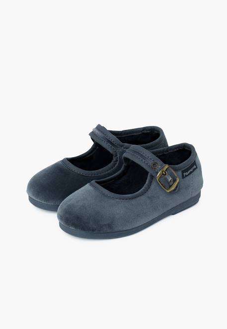 Babies velours boucle dorée vieillie Bleu marine+Bordeaux+Gris+Noir 16 - vertbaudet enfant 