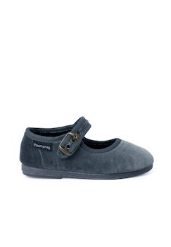 Chaussures-Chaussures bébé 17-26-Babies velours boucle dorée vieillie