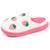 Chaussons mules sherpa fraise, semelle bloup xtra confort, amorti souple Ivoire 1 - vertbaudet enfant 