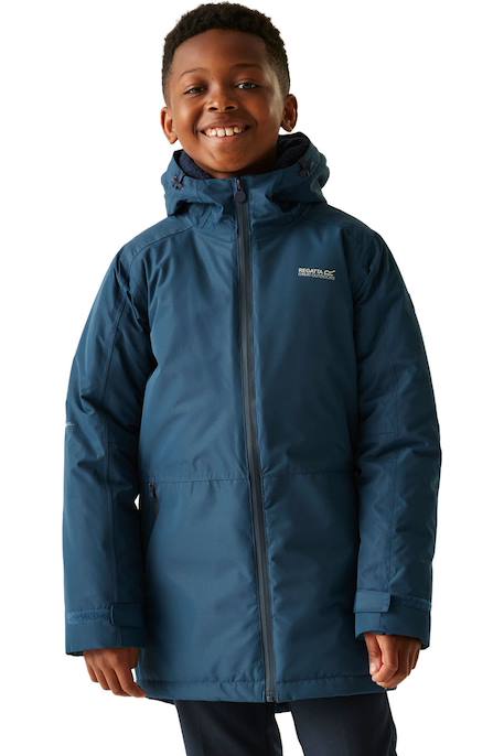 Veste imperméable farbank  farbank ii Denim sombre+Noir 5 - vertbaudet enfant 