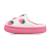 Chaussons mules sherpa fraise, semelle bloup xtra confort, amorti souple Ivoire 3 - vertbaudet enfant 