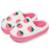 Chaussons mules sherpa fraise, semelle bloup xtra confort, amorti souple Ivoire 1 - vertbaudet enfant 