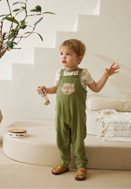 Bébé-Ensemble salopette bébé et t-shirt gabin