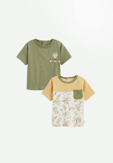 Bébé-Lot de 2 t-shirts enfant gabin