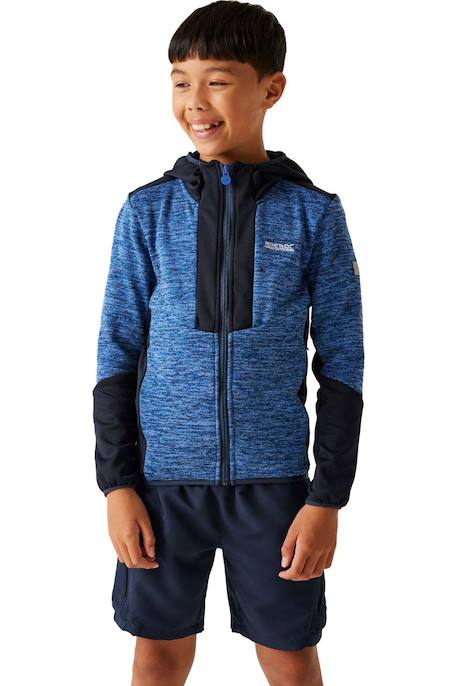 Veste à capuche dissolver  x Bleu olympien / bleu marine+Bordeaux / lilas+Jaune orangé vif / gris orageux+Pêche foncé / vanille clair 5 - vertbaudet enfant 