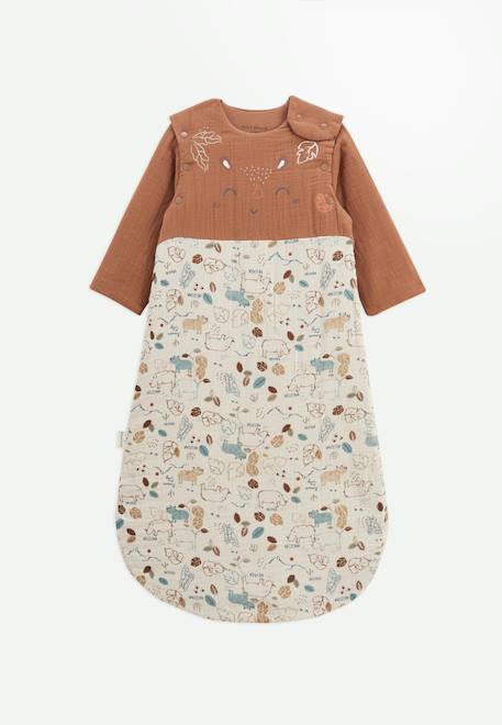 Gigoteuse tog2 en gaze de coton avec manches amovibles kansas city Camel 1 - vertbaudet enfant 