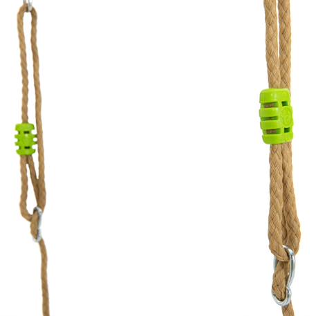 Balançoire trapèze pour portique  métal Marron - vert 5 - vertbaudet enfant 