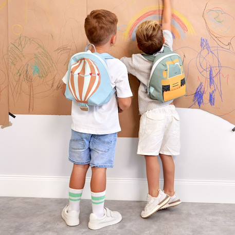 Sac à dos tiny drivers avion à hélice Jaune, gris+Rouge, gris, bleu 5 - vertbaudet enfant 