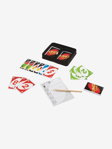 Jeu de cartes Uno Deluxe MATTEL ROUGE 2 - vertbaudet enfant 