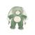 Doudou lapin doux avec longues oreilles - 28 cm Blue+Brown+Pink+Vert 8 - vertbaudet enfant 