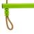 Balançoire trapèze pour portique  métal Marron - vert 6 - vertbaudet enfant 
