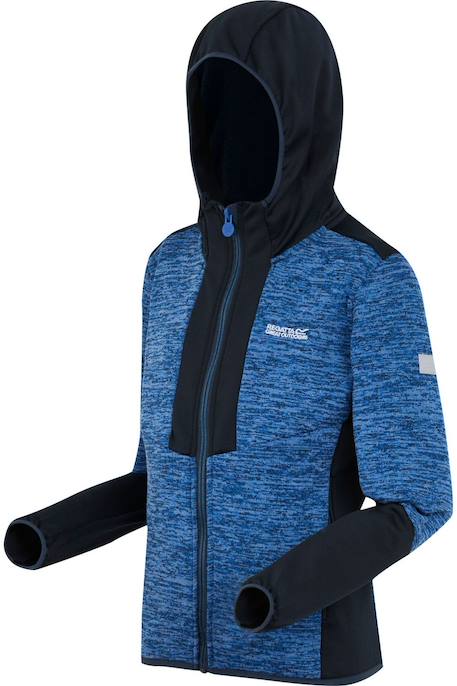 Veste à capuche dissolver  x Bleu olympien / bleu marine+Bordeaux / lilas+Jaune orangé vif / gris orageux+Pêche foncé / vanille clair 3 - vertbaudet enfant 